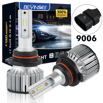 #ad 2x Mini 9006 HB4 LED Headlight Kit Low Beam 6000K 60W 8000LM White Light Bulbs $17.90