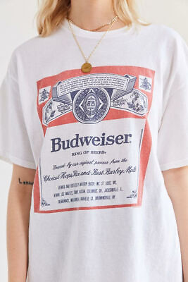 #ad Officially Licensed Budweiser Beer Retro T Shirt $13.99