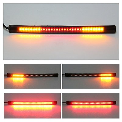 #ad Led Red Amber Led Strip Motorcycle Stop Light 12V Turn Signals Auto Signals LB $7.17