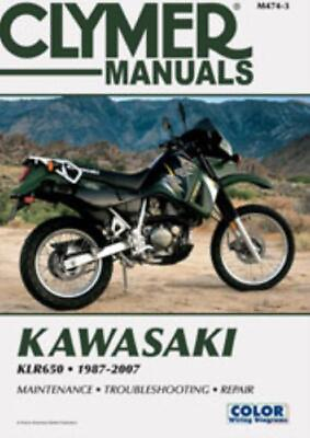 #ad Kawasaki KLR650 1987 2007 Clymer Workshop Manual Service Repair $67.99