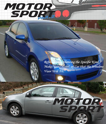 #ad Outside Mount 2MM Vent Visors Deflector 4pcs For Nissan Sentra 07 12 2007 2012 $38.30
