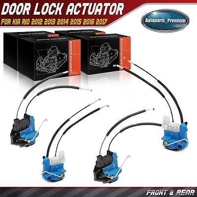 #ad 4Pcs Front amp; Rear Door Lock Actuator for Kia Rio 2012 2013 2014 2015 2017 6 Pin $125.99