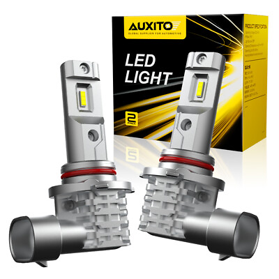 #ad AUXITO 2x LED 9005 Headlight Bulbs Conversion Kit High Beam Super Bright White $18.99