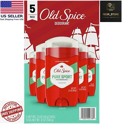 #ad 5PK Old Spice Pure Sport Deodorant $17.97