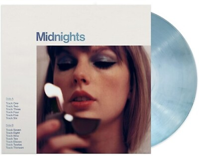 Taylor Swift Midnights Moonstone Blue Edition New Vinyl LP Explicit $27.33