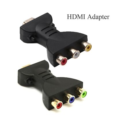 #ad AV Digital Signal Component Converter Video Audio Adapter HDMI To 3 RGB RCA $8.36