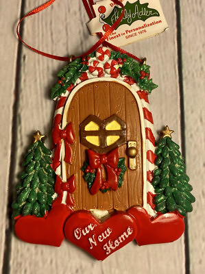 #ad Our New Home Clay Christmas Ornament By Kurt Holly Adler Housewarming Gift $11.00