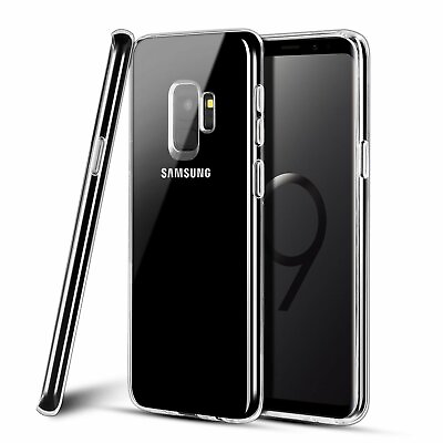 #ad For Samsung Galaxy S9 S9 Plus Crystal Clear Soft Silicone Protective Case Cover $4.29
