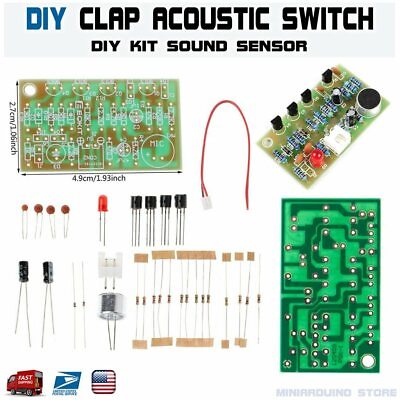 #ad DIY Clap Acoustic Control Switch Module Suite Circuit Electronic PCB Kit $3.26