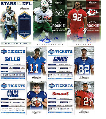 #ad 2012 Panini Prestige Football Insert Cards Choose One or More From List $0.99
