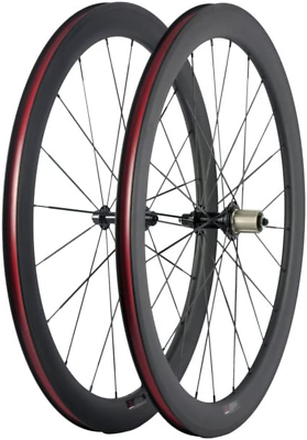 #ad Carbon Fiber Road Bike Wheels 50Mm Clincher Wheelset 700C Racing Bike Wheel $509.99