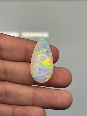 #ad NATURAL WHITE ETHIOPIAN OPAL 35X17 MM 22.88 CTS $345.00