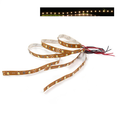 #ad 3pcs Pre wired Warm 18 SMD 3528 LEDs Flexible Light Strips 30cm Peel And Stick $10.99