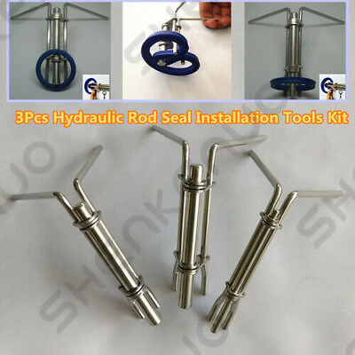 #ad 3 Sizes Car Hydraulic Cylinder Piston Rod Seal U cup Installation Tool Kit US $31.49