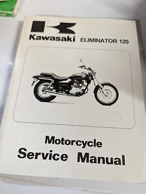 #ad 1998 01 Kawasaki BN125 Eliminator BN 125 Service Shop Manual 99924 1228 03 $32.74