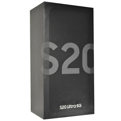 #ad NEW SEALED Samsung Galaxy S20 Ultra 5G SM G988U 128GB Fully Unlocked ALL CARRIER $296.99