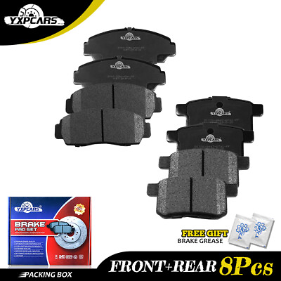 #ad Front Rear Ceramic Brake Pads Fit For Acura TSX 2009 2014Honda Accord 2008 2012 $43.23