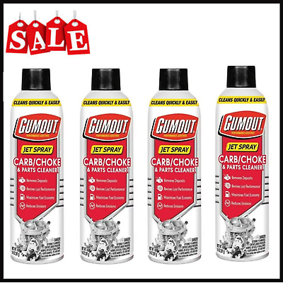 #ad #ad Gumout Carb And Choke Carburetor Cleaner 14 Oz. Engine Parts Spray 4 Pack $19.99