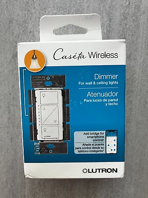 #ad Lutron PD 10NXD WH Caseta Wireless In wall Dimmer White $83.99