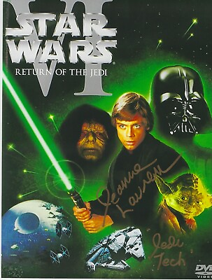 #ad JEANNE LAUREN Signed 8.5 x 11 Photo STAR WARS Special Effects RETURN OF THE JEDI $42.49