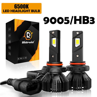 #ad CANBUS 9005 HB3 LED Headlight Super Bright Bulbs White 6500K 200W High Low Beam $22.99