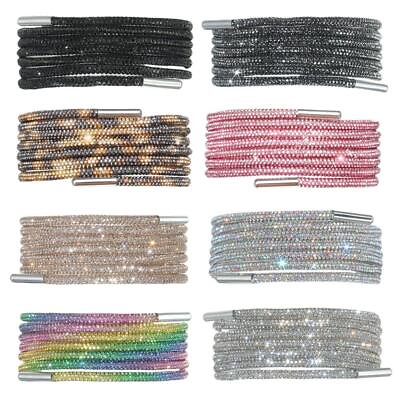 #ad Rhinestone ShoeLaces Bright Strings Diamond Shoe Laces Sneakers Laces $9.19