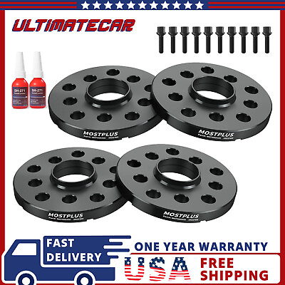 #ad Set 4 Wheel Spacers 5x100 5x112 15MM amp; 20MM 57.1 mm w stud For Audi VolksWagen $54.88