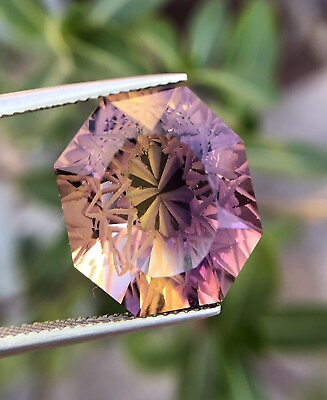 #ad 16.60 Carat Natural Bicolor Ametrine Concave Cut Beautiful Gemstone from Bolivia $280.00
