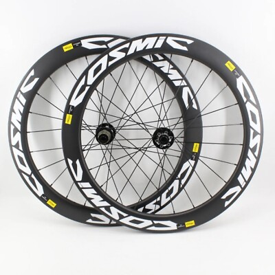 #ad #ad 700C Road Bike Matt UD Carbon Wheelset 50 60 88mm Tubular Clincher Tubeless Rims $548.58
