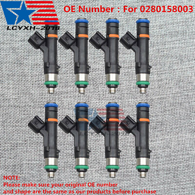 #ad 8x New Upgraded Fuel Injectors Fit for 2004 Ford F 150 5.4L V8 0280158003 USA $76.49