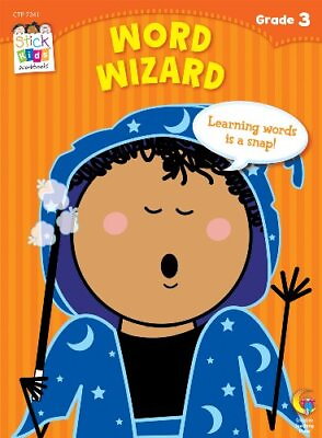 #ad CREATIVE TEACHING WORD WIZARD STICK KIDS WORKBOOK 3RD By Janet Sweet EXCELLENT $21.49