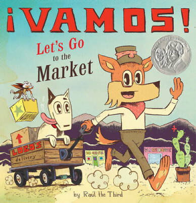 #ad Â¡Vamos Let#x27;s Go to the Market English and Spanish Edition Hardcover GOOD $3.78