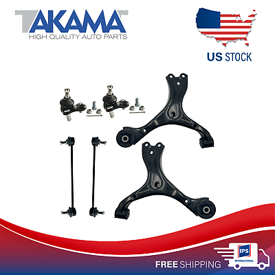 #ad 6 Pcs Front Control Arm W ball jointsFront Stabilizer bar Links for 2012 CIVIC $111.60