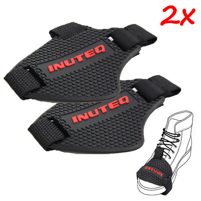 #ad Mens Motorcycle Shift Shoe Boot Protector Bicycle Guard Cover Gear Shifter Pad $8.99
