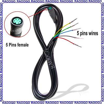 #ad Cable Connect Throttle amp; Controller 5 Pins Wire Electric Scooter TF 100 LH 100 $19.59