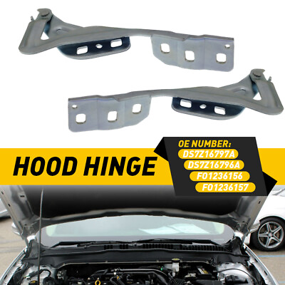 #ad FOR FORD FUSION 2013 2014 2015 2016 2017 2018 2019 HOOD HINGE RIGHT amp; LEFT PAIR $32.99