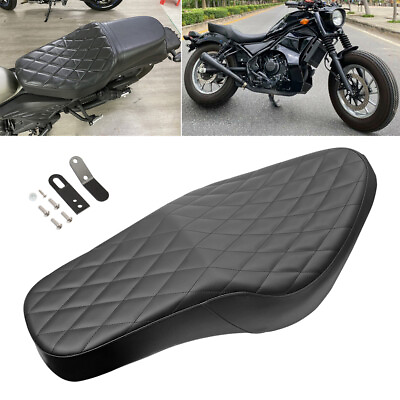 #ad Black Replacement Seat Double Cushions For Honda Rebel CMX300 CMX500 2017 2023 $69.39