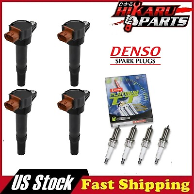 #ad 4x Denso Platinum Spark Plug amp; 4x Ignition Coil for 2010 2013 Suzuki SX4 2.0L $108.52