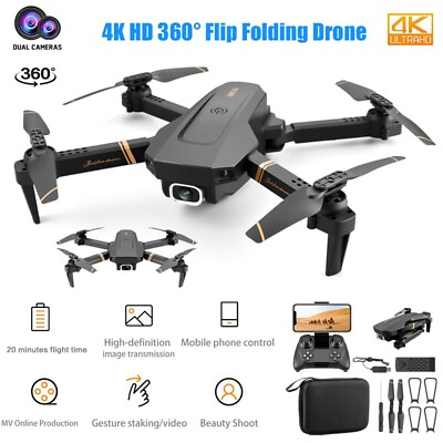 #ad 4DRC 2.4G RC V4 Drone Camera 4K Wi Fi FPV Mini Drone Quadcopter Portable $50.99