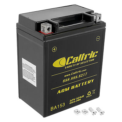 #ad Caltric AGM Battery For Polaris Sportsman 450 4x4 HO 2006 2016 2017 2018 2020 $47.50