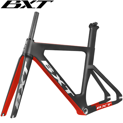 Carbon 700C Track Bicycle Frame Fixed Gear Road Bike Frameset WIth Fork Seatpost $830.00