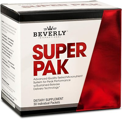 #ad Beverly International Super Pak. 30 Paks. High Potency Multivitamin Daily Pack $34.95