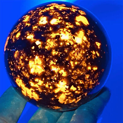 #ad 1PCS 50mm Natural Yooperite Gemstone Sphere Healing Quartz crystal Ball $21.59