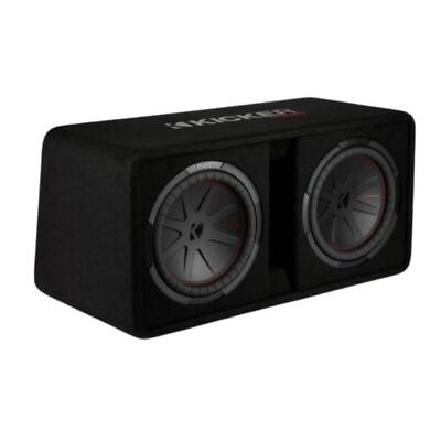 #ad Kicker 48DCWR122 Dual 12quot; Ported Enclosure CompR Subwoofers with 2000 Watts Peak $449.96