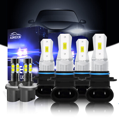 #ad For Buick Rendezvous Sport Utility 3.4L 2002 2007 LED Headlight Fog Light Bulbs $39.99