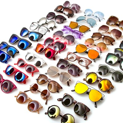 #ad #ad Bulk Lot Wholesale 50 Fashion Sunglasses Eyeglasses Assorted Men Women Styles $55.99