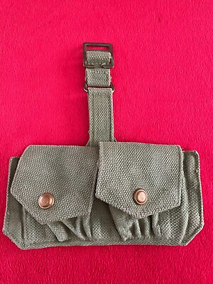 #ad British UK WW2 Lee Enfield Ammo Pouch 37 Pattern Cartridge Carrier Dated 1939 $24.00