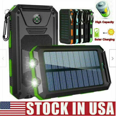 2022 Super Powerful USB Portable Charger Solar Power Bank For Cell Phone $19.99