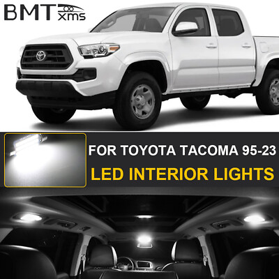 #ad BMTxms White LED interior light kit package for Toyota Tacoma 1995 2023 Tool US $10.80