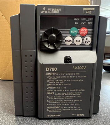 #ad MITSUBISHI D700 VFD FR D700 FR D720 070 W1 Variable Frequency Drive NEW IN BOX $92.75